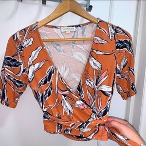 Yumi Kim S Wrap Crop Top